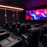 top media room seating