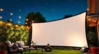 top outdoor projector screen options