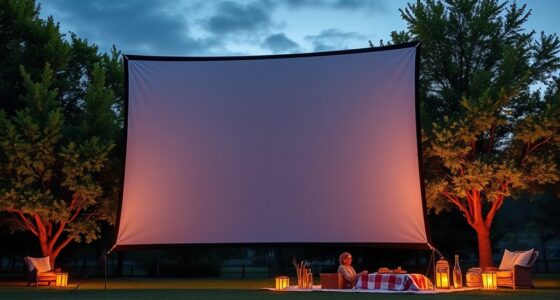 top portable projection screen options