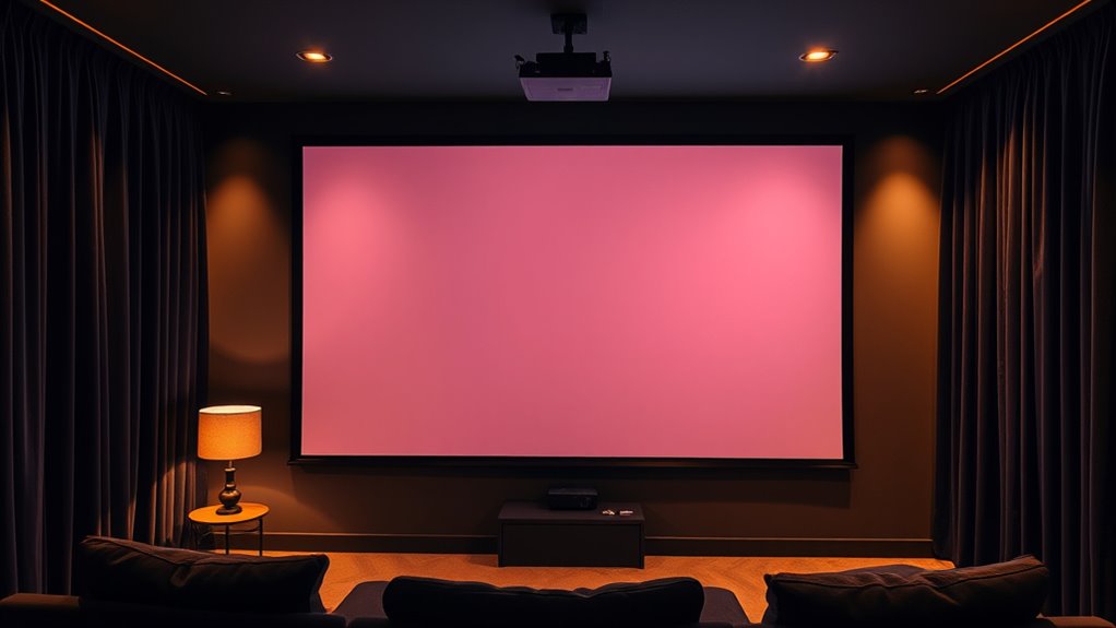 top projector screen paints