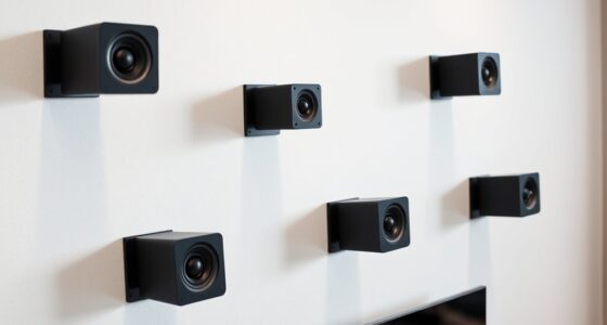 top wall speaker mounts