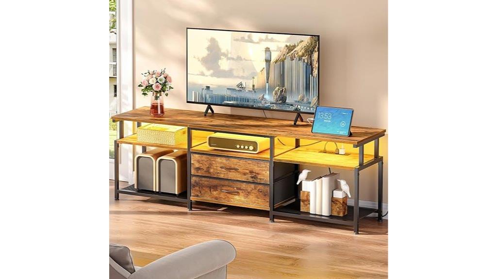 tv stand with outlets