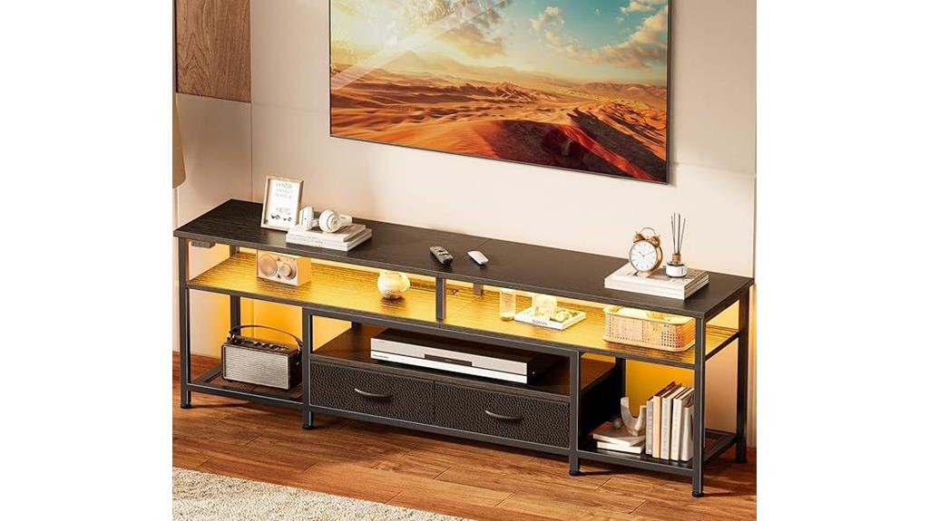 tv stand with outlets