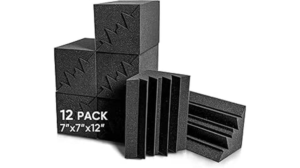 twelve panel acoustic foam