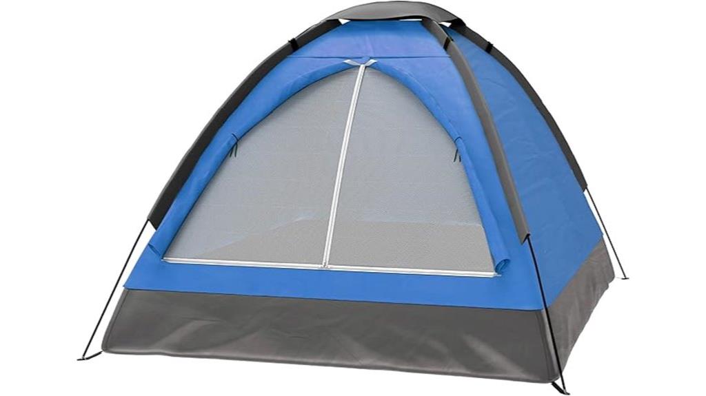 two person tent with rain fly