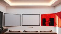 types of projection screens