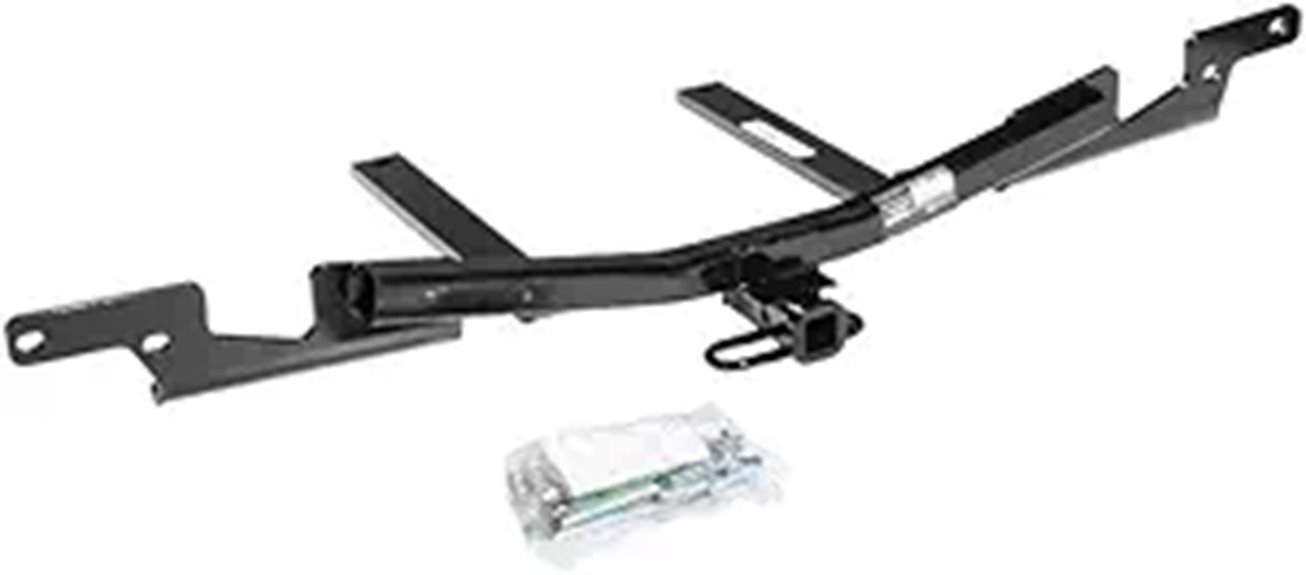 vehicle hitch with square receiver