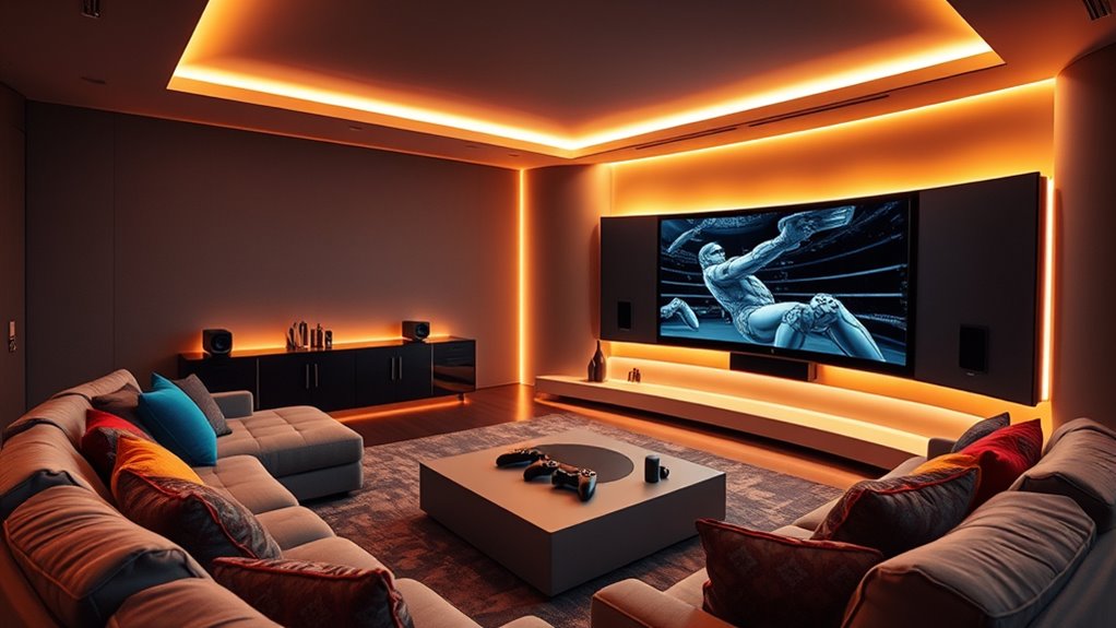 versatile media room design