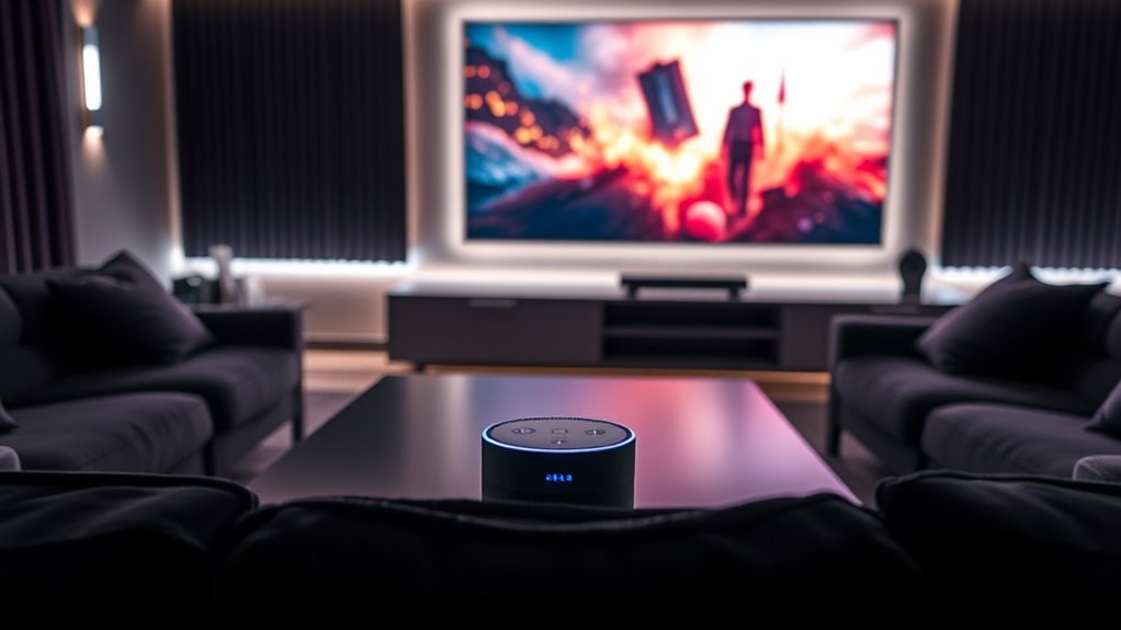 voice controlled home theater setup