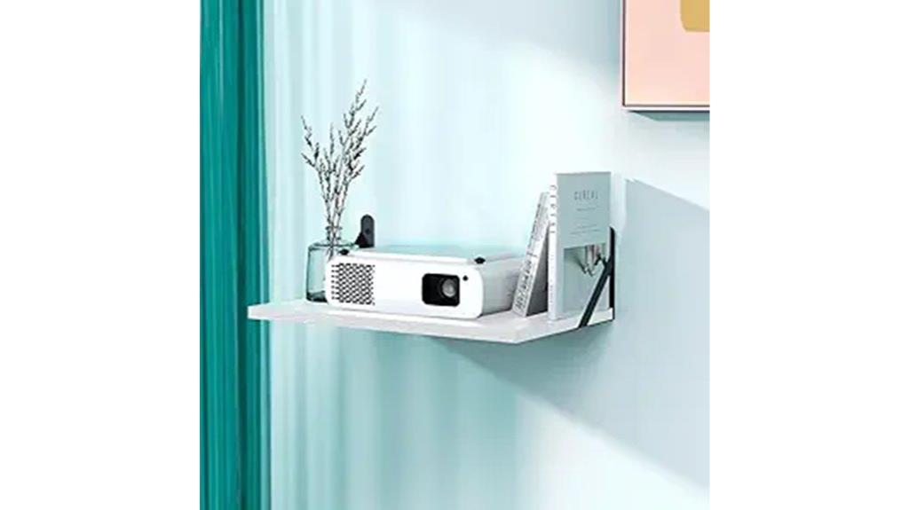 wall mounted projector shelf