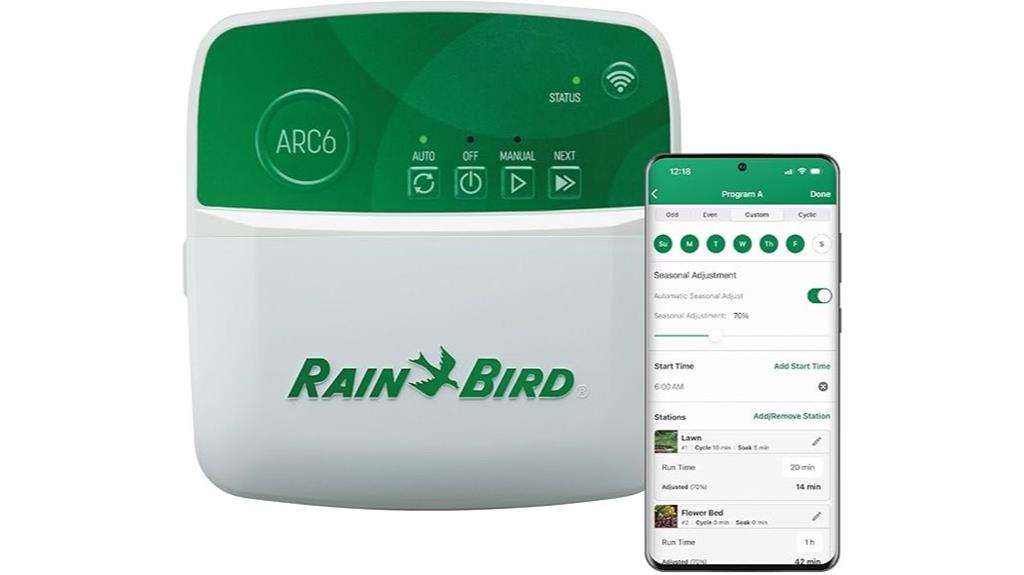 wifi 6 zone irrigation controller