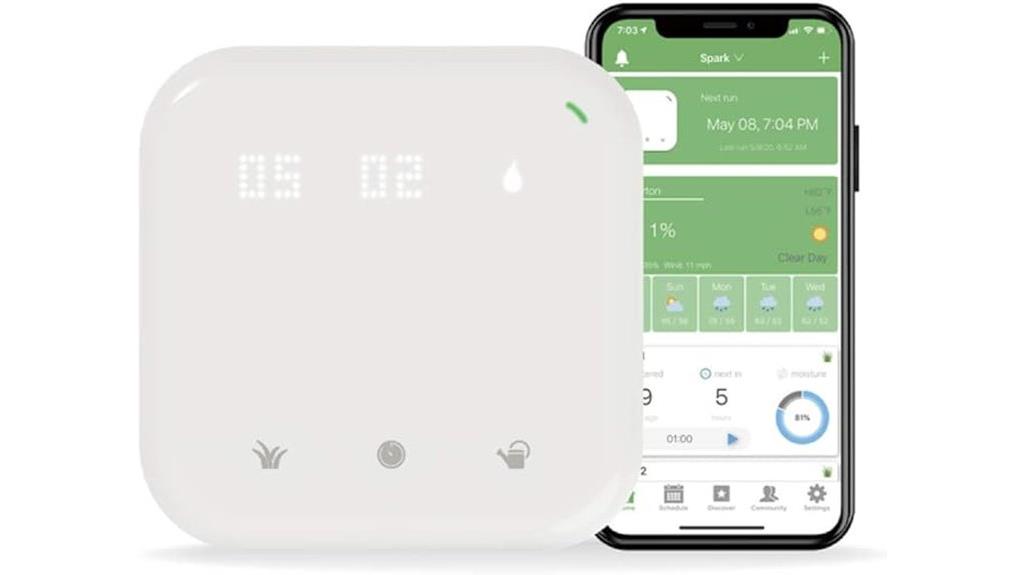 wifi weather sprinkler control
