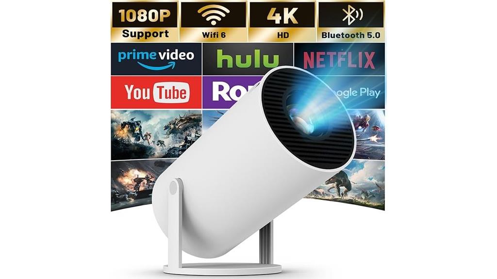 wireless 4k portable projector