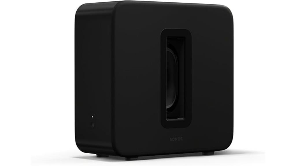 wireless black sonos sub