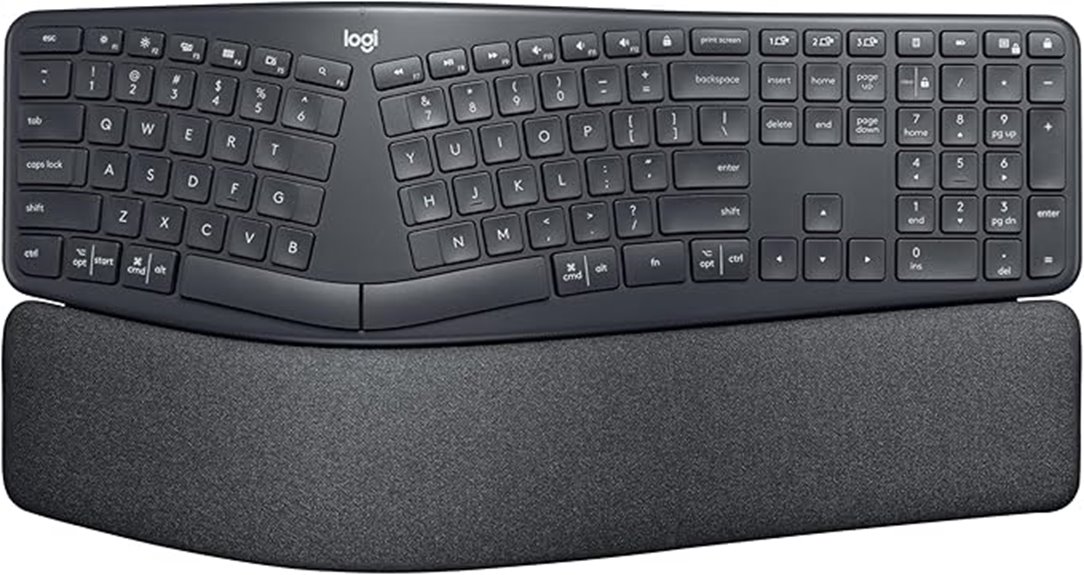 wireless ergonomic keyboard logitech