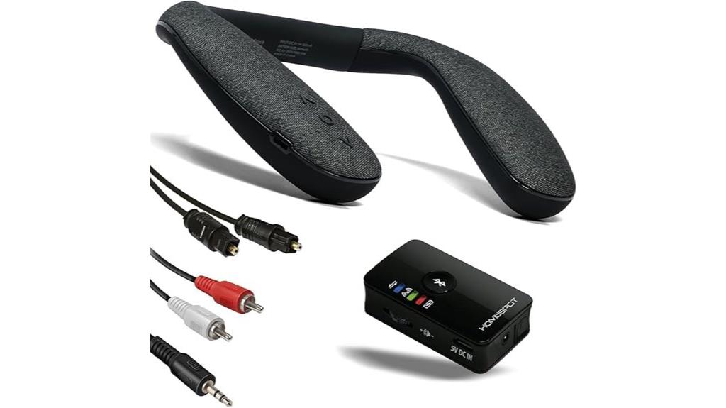 wireless neckband speaker set