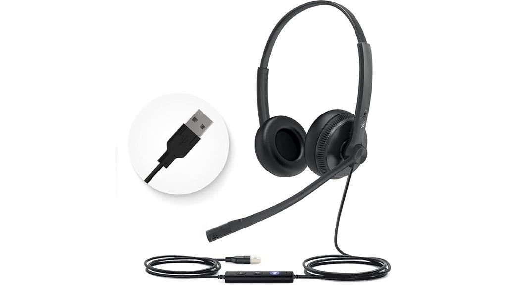 yealink usb headset mic