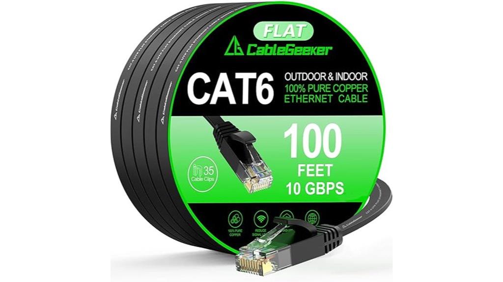 100 ft indoor outdoor ethernet