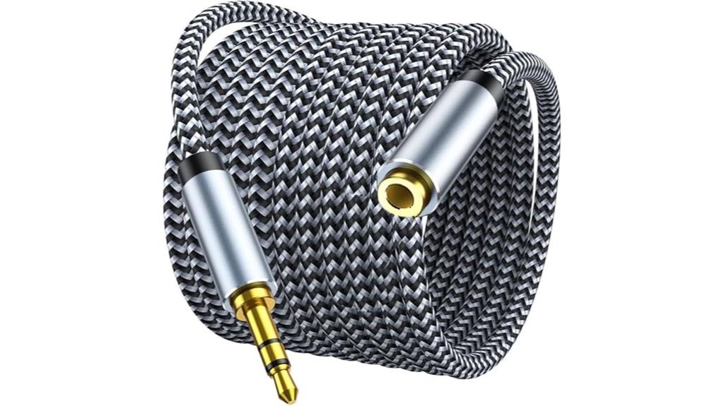 10ft nylon braided extension