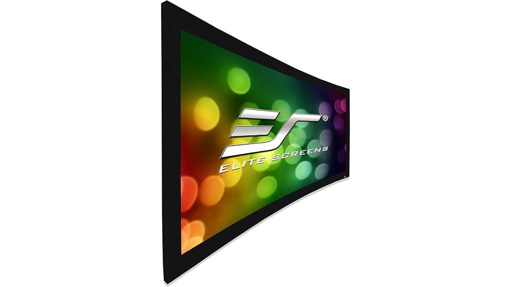 110 inch curved projector screen