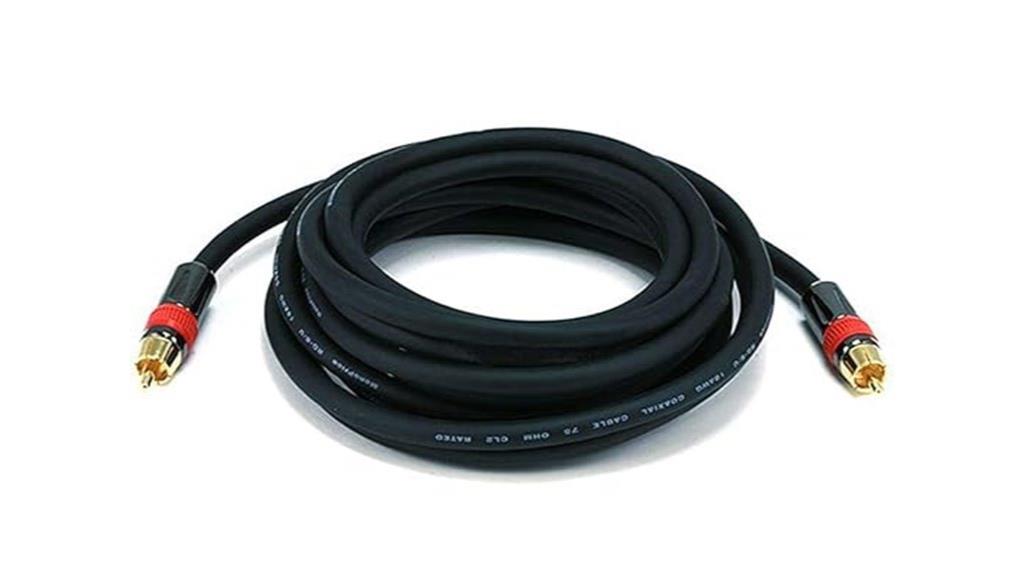 12 foot rg6 coax cable