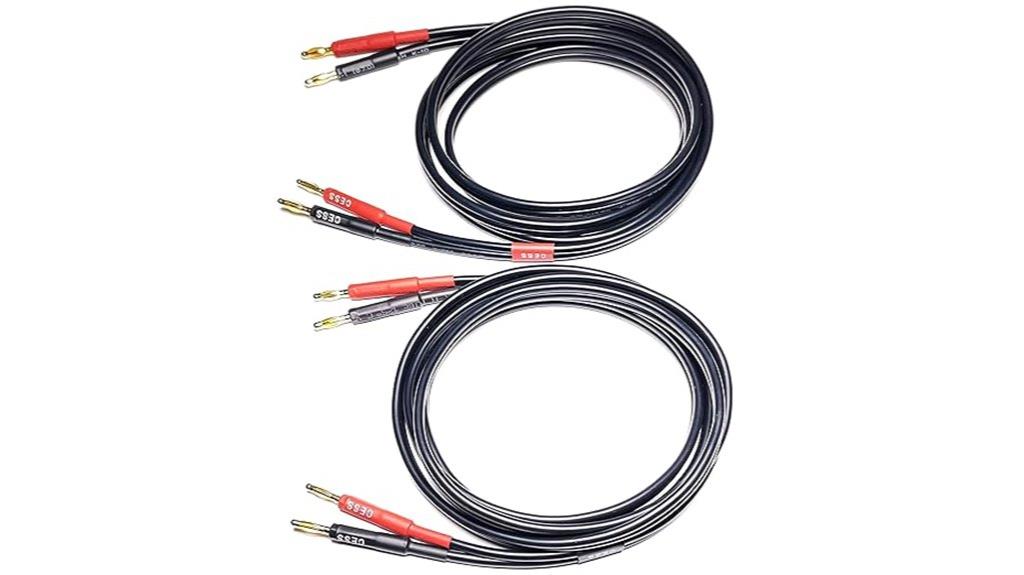 12 gauge male speaker cables