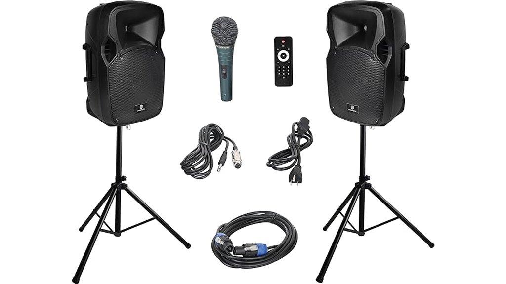12 inch 1000w pa speaker