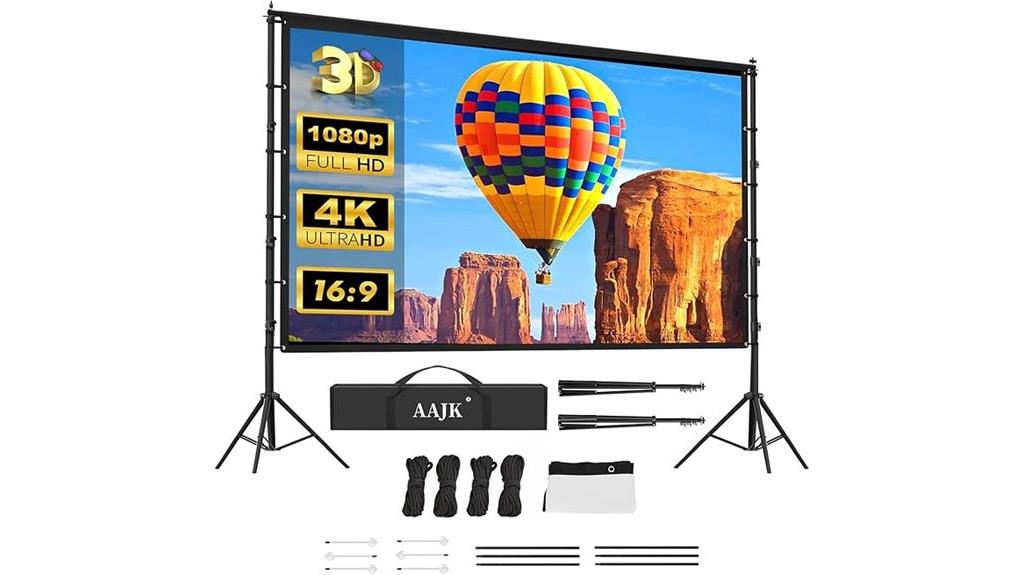 150 inch projector screen