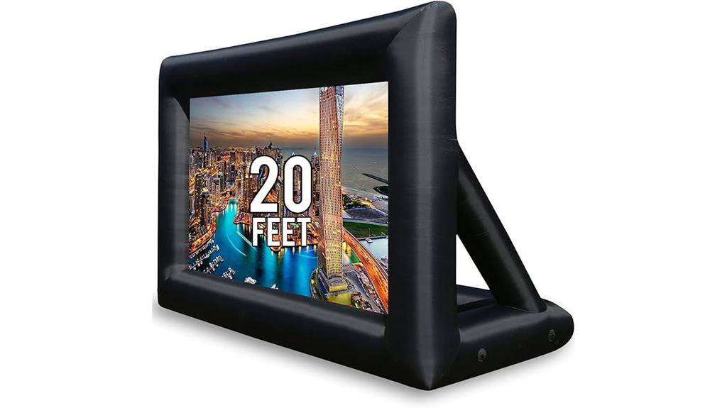 20 foot inflatable projector screen