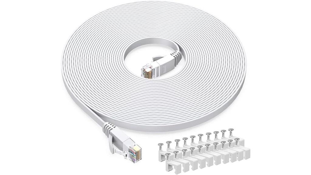 20 ft white ethernet