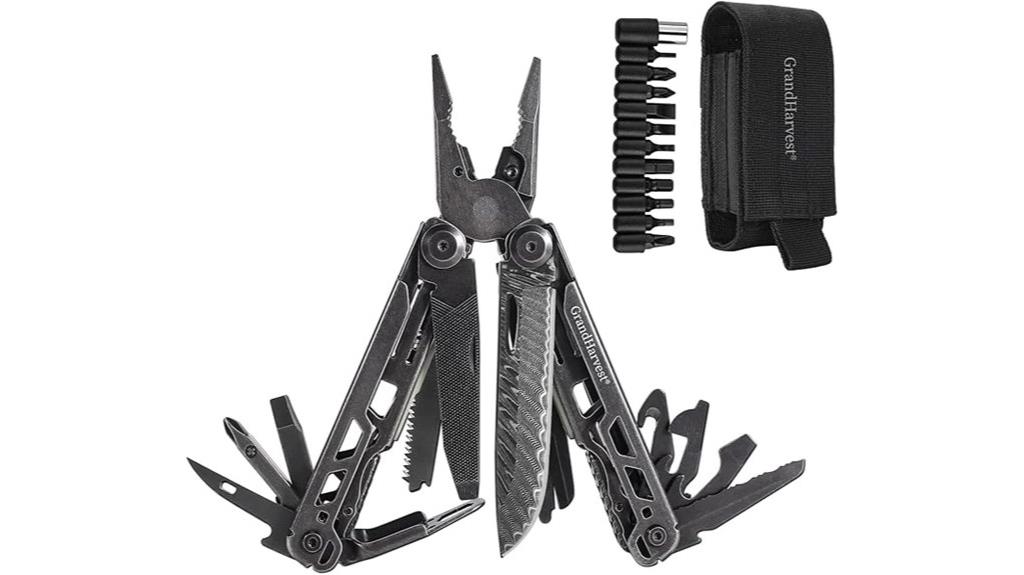 25 in 1 spring loaded pliers