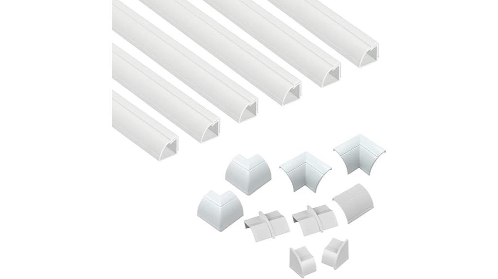 30ft white corner cable concealer
