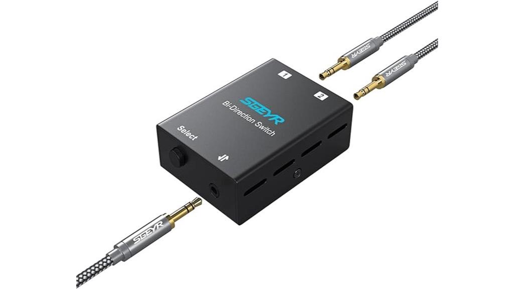3 5mm audio bi directional switch