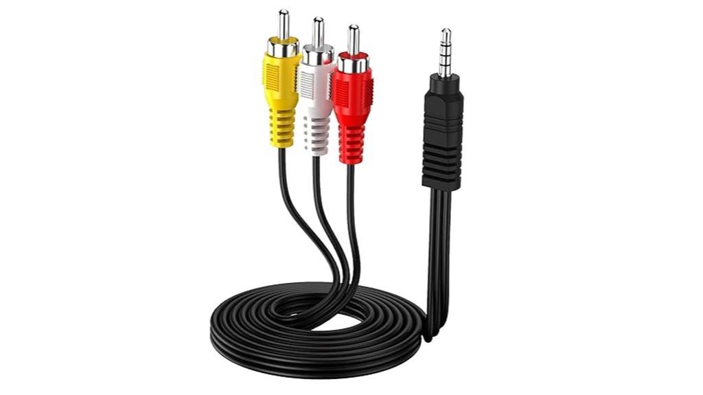 3 5mm to rca cable