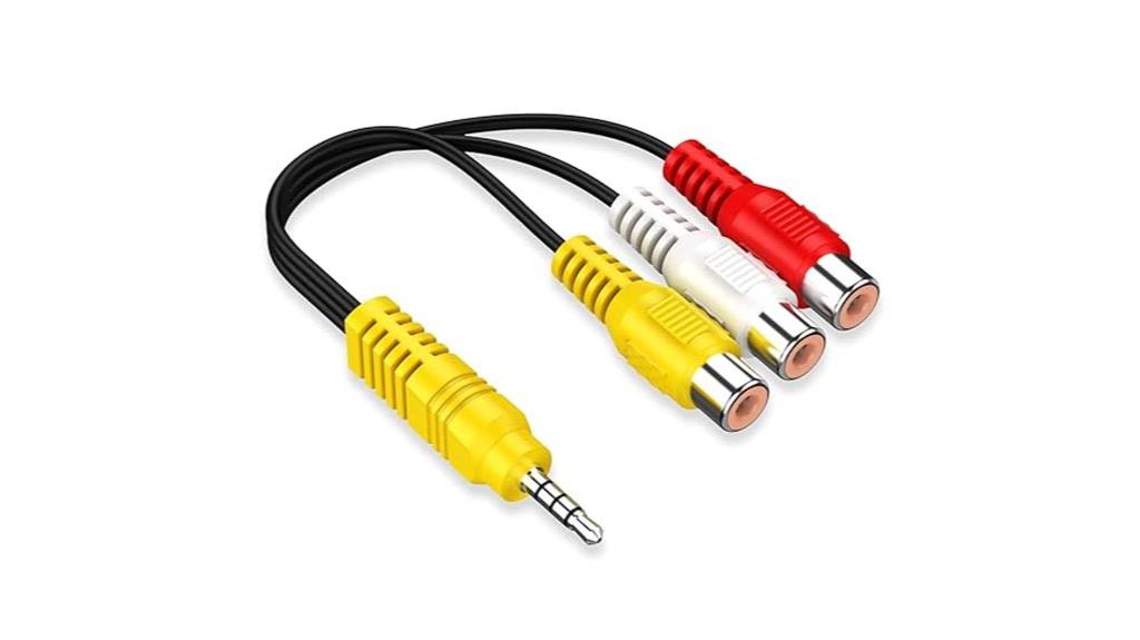 3 5mm to rca cable