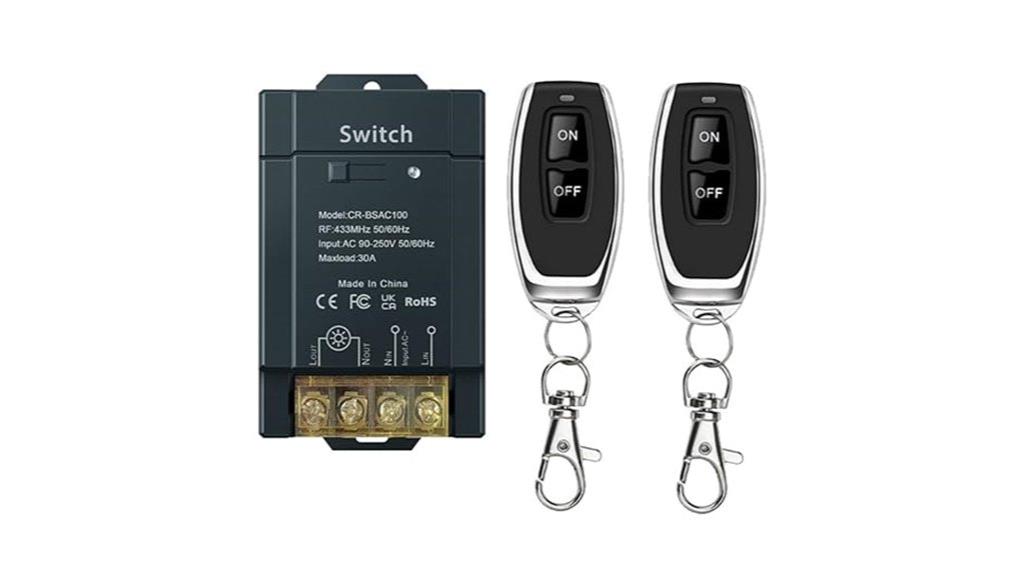 433mhz remote switch