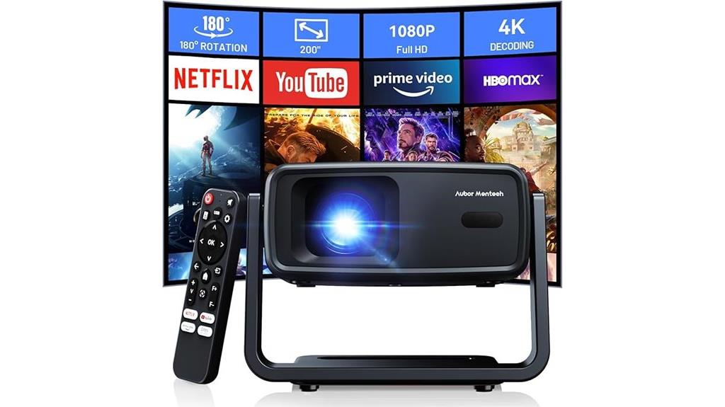 4k outdoor portable projector