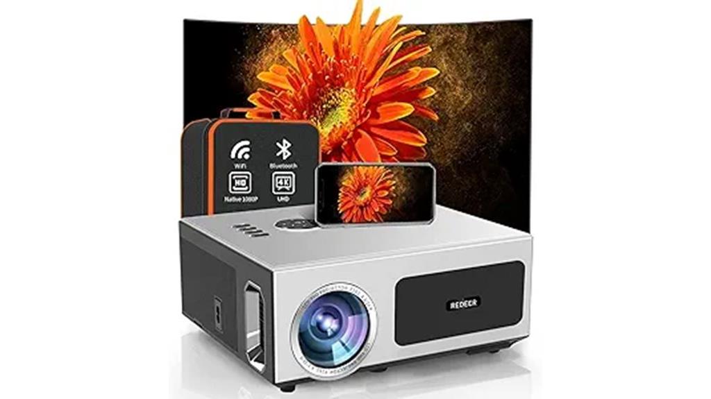 4k outdoor projector features