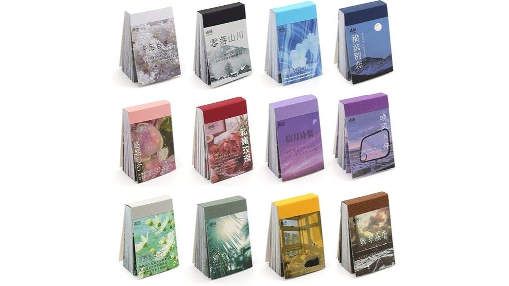 600 washi sticker set