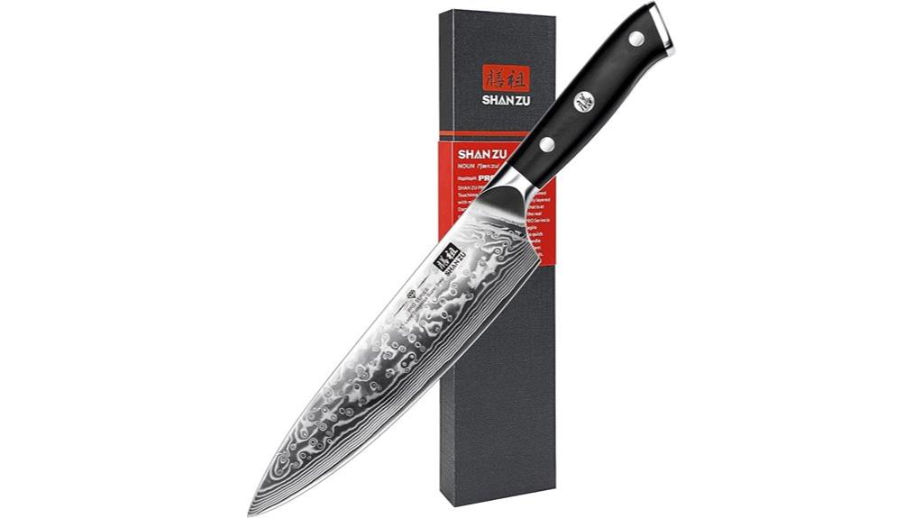 8 inch japanese damascus knife
