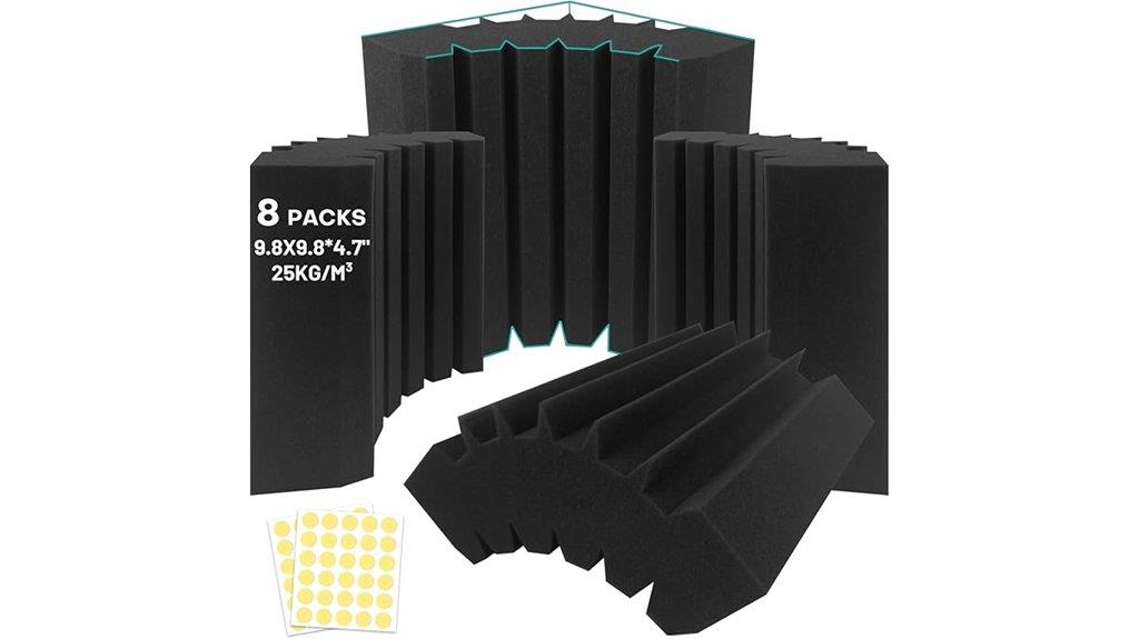8 pack acoustic foam