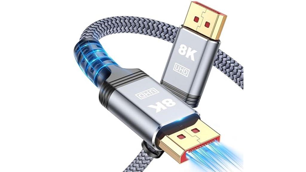 8k 4k displayport cable