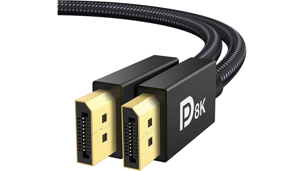 8k displayport 1 4 cable
