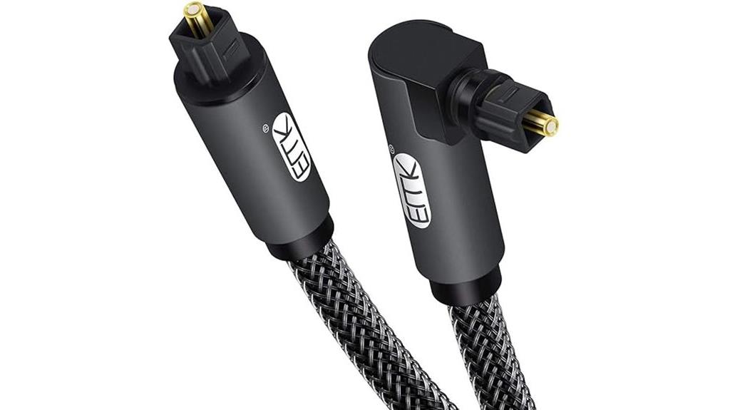 90 degree toslink cable