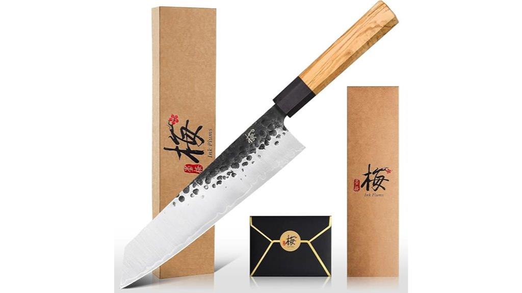 9 inch olivewood kitchen knife