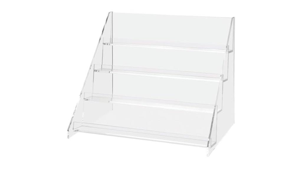 acrylic four tier display