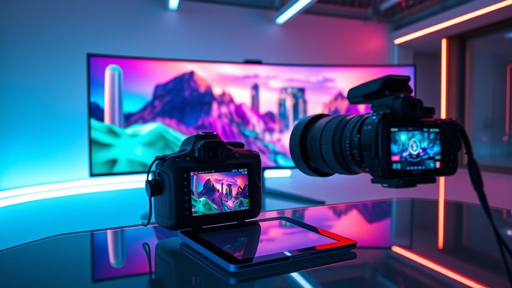 adaptive immersive visual ratios