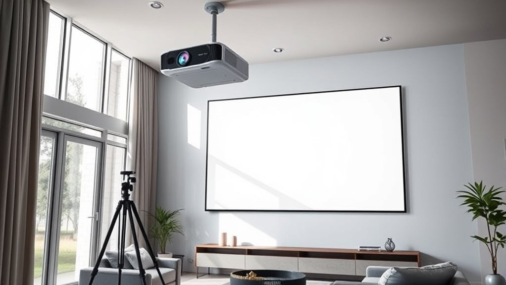 adjust projector position precisely