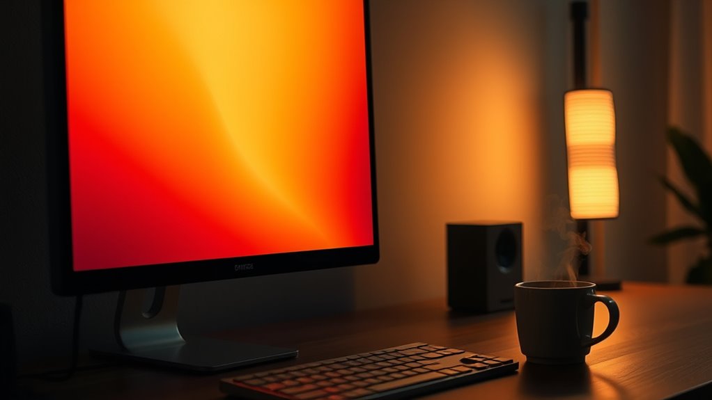 adjust screen color temperature