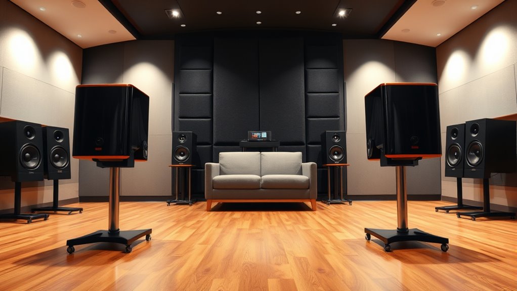 adjust speaker angles carefully